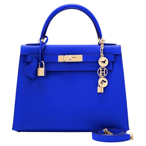 hermes kelly 28 blue electric|hermes kelly couture.